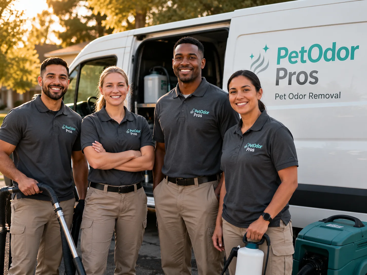 Pet Odor Removal team serving Leonard, TX